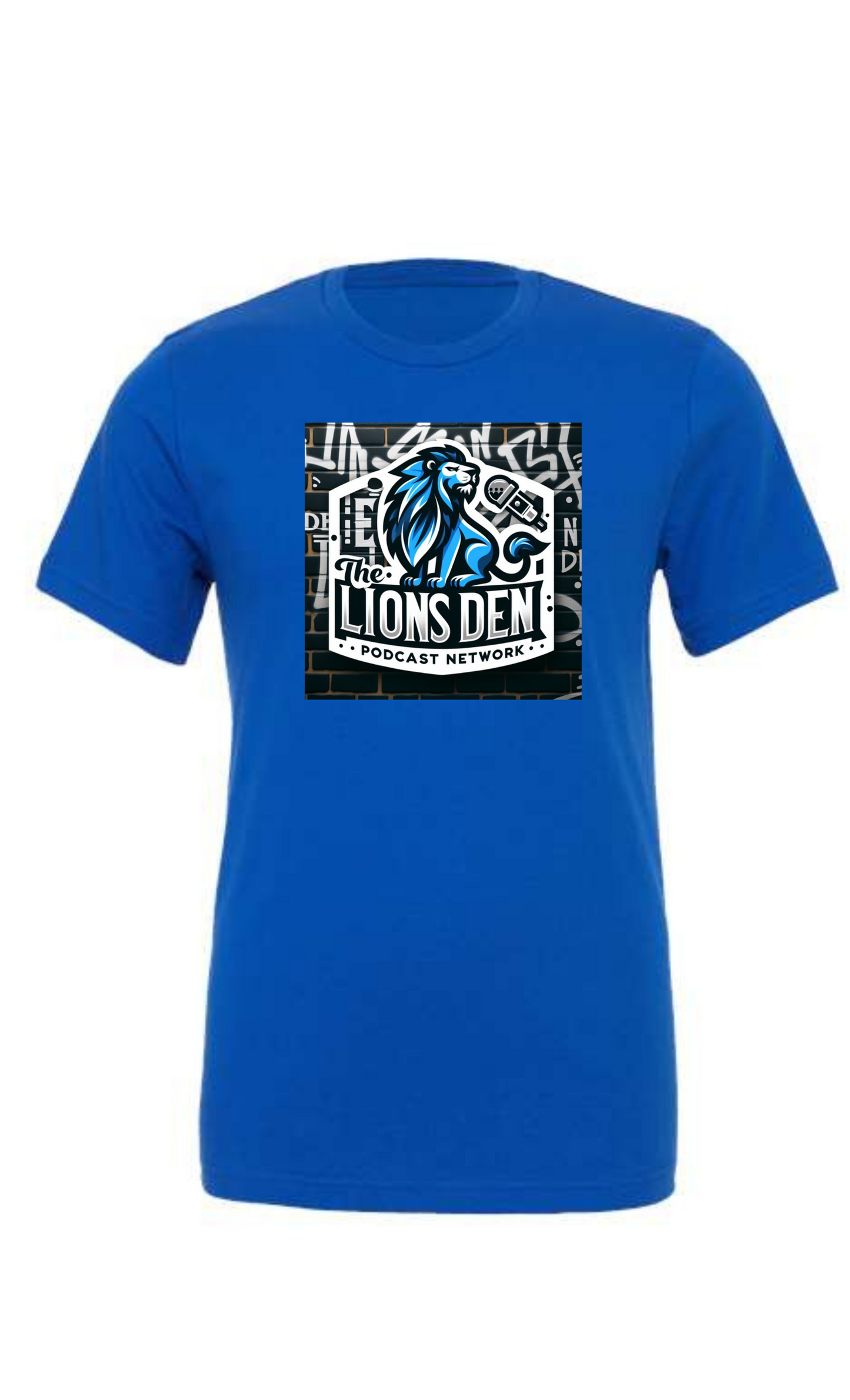Lions Den Podcast Network t-shirt