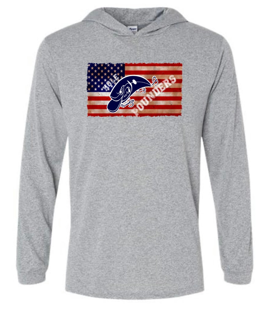 Hole Pounders Fishing hooded shirt