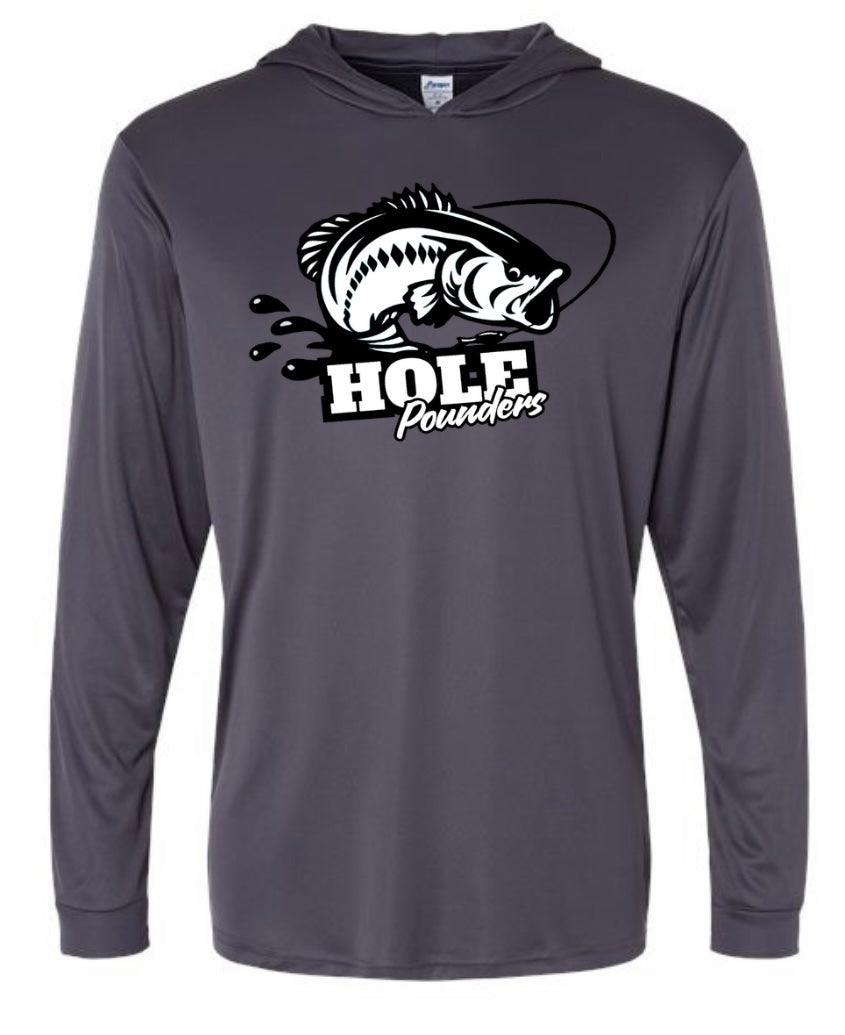 Hole Pounders Fishing hooded shirt