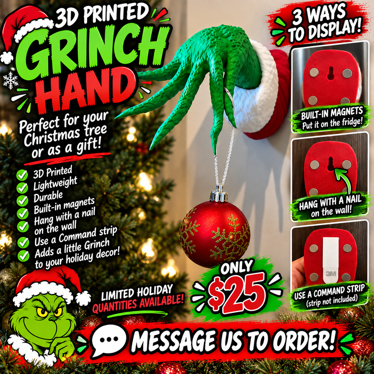 Grinch Hand